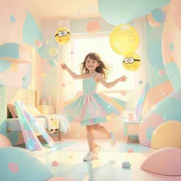 У нашей дочки, словно небо,