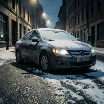 Спят машины под снегом…