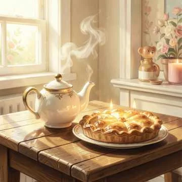 Утро тихо заглянуло в дом