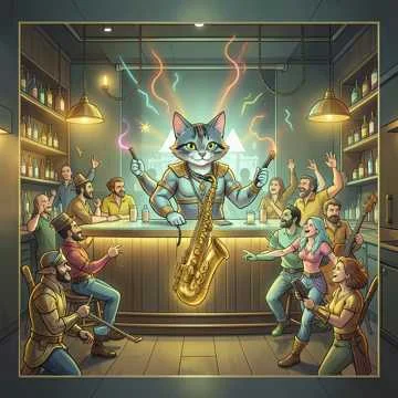 Кот-Бог в джазовой таверне