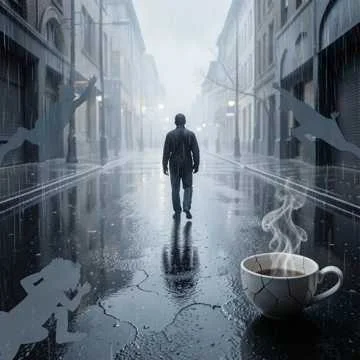 У меня на душе мокрый снег