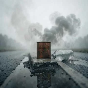 У подъезда чадит мотор,