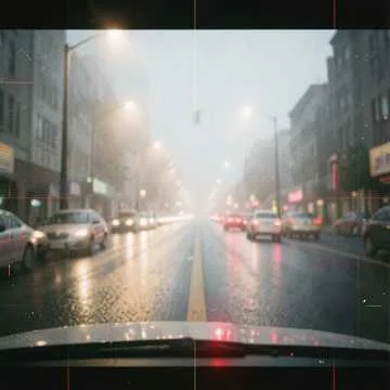 Снова утро, город проснулся в тумане,