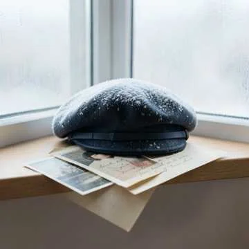 Тихо падает снег на погоны,