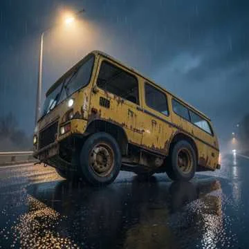 Старенький автобус