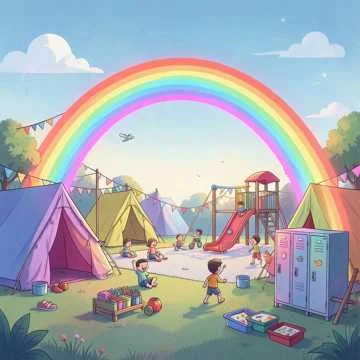 Утром солнце светит ярко,Нам не скучно, нам не жарко!На зарядку мы бежим,Каждым …