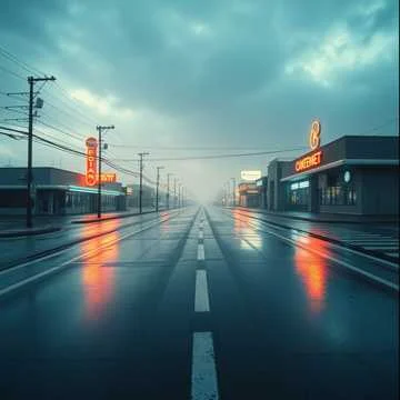 Снова вечер, город в серой мгле,