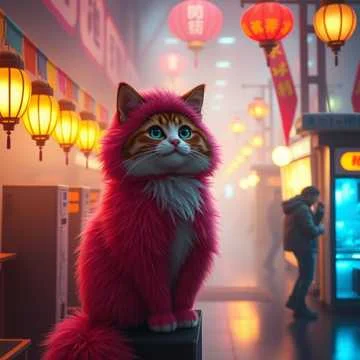 Анимешник и загадочный кот