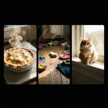 Утром в доме шум и смех,