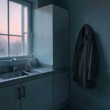 На кухне стынет чай.