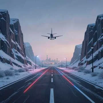 Ветер режет  металл самолета