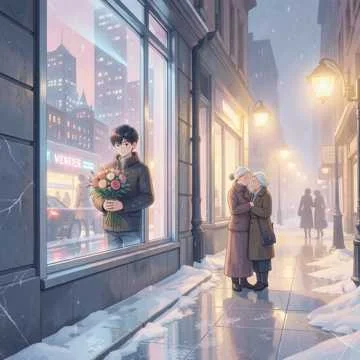 В этот зимний новогодний вечер,
