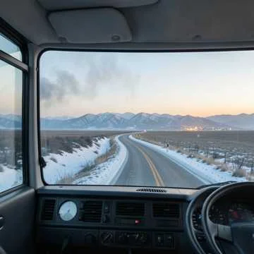 Утро в кузове, черный уголь,