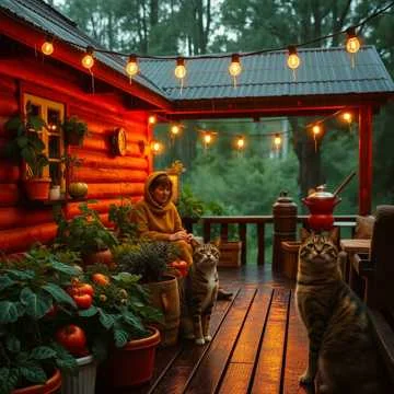 На даче в Терсе — красота,