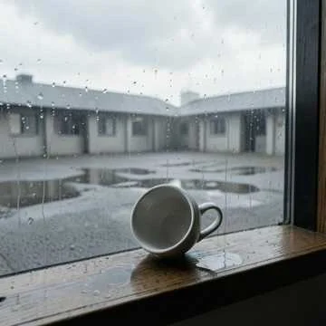 Утро висит на стекле.