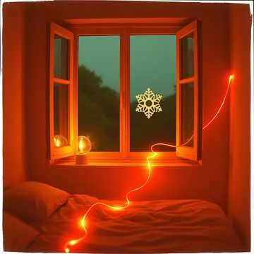 В доме лампочка тихо мерцает,