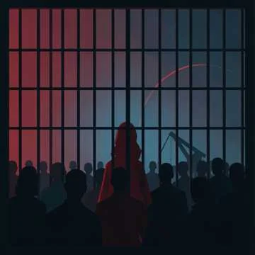 Девушка в красном