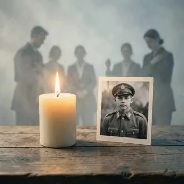 На фотографии парнишка молодой.