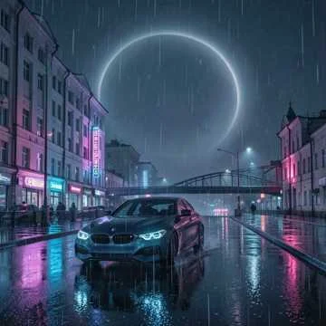 сергей и кендл дженнер едут романтично по ночному оренбургу на bmw f10