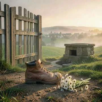 По селу катился туман