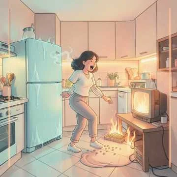 Напиши шуточную песенку, стиль народный. Про маму Лену которая с утра убирала и…