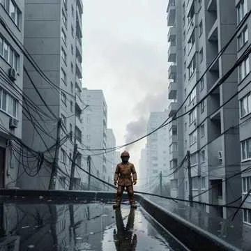 в плену города