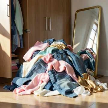 Утро начинается не с кофе у нас,В гардеробе Киры — критический час.Шкаф трещит…
