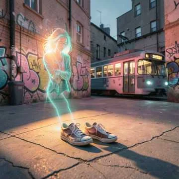 У подъезда тает день,