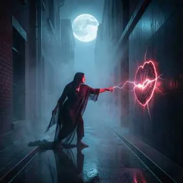 In the shadows, where the moonlight creeps,