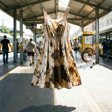 В Уфе, на остановке,