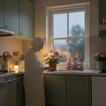 У Веры на окне герань,