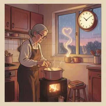 Вечер. Пирожное. В компьютере книга.