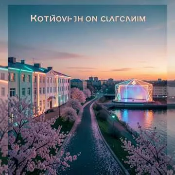 Цветут каштаны на Садовой, южный май,