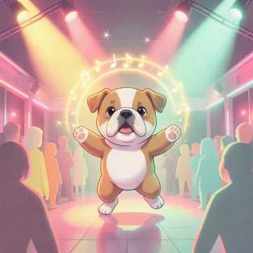 Мопс сидит мечтает,