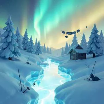 На Лене лёд, мороз играет,
