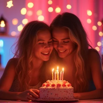 Зажигаются яркие звёзды в окне,