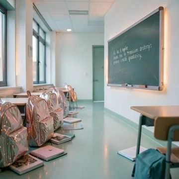 В портфелях — тетради, в глазах — огонёк,
