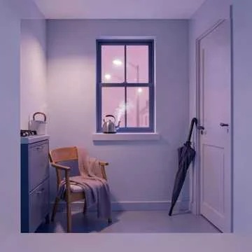 На кухне тикает чайник,