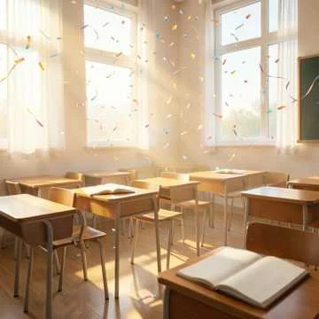 Сегодня в классе светло,