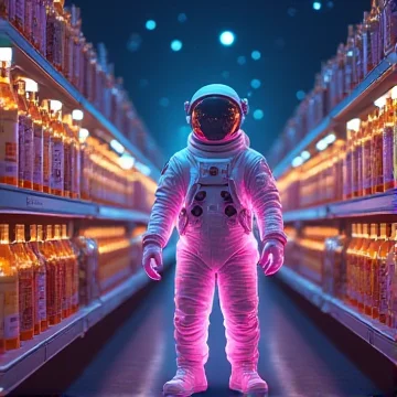 Люди ходят в пятерочку и пьют водку, а вдуше они космонавты и мечтают пить…