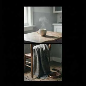 На кухне стынет чай.