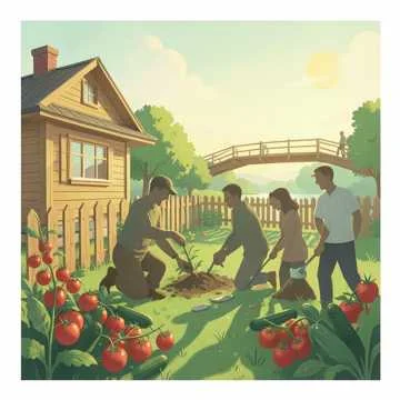 У калитки смех с утра,