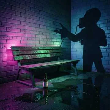 Вот текст в стиле грязного панка или блатного шансона. Рифма кривая, смысл…
