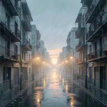 Грязное гетто, старые бараки,