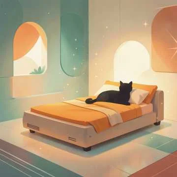 ОрАнжевая лежАнка — для котА как нОвый трОн,