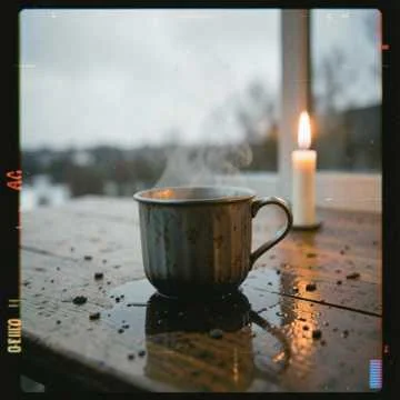 Промерзший блиндаж, догорает свеча,