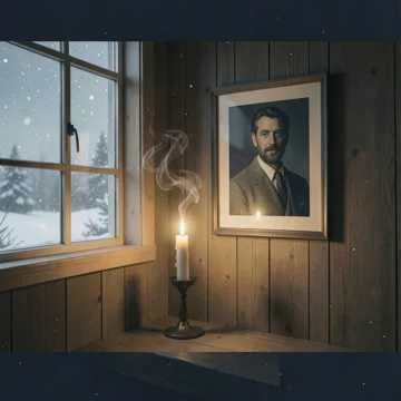 Я смотрю на твой портрет, папа,