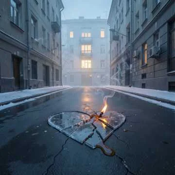 В моём сердце — зима, ледяные заносы,
