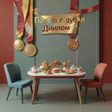 Получила диплом гоп-стоп-дубАй, ты юбилейный
