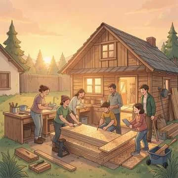 Встали утром мы чуть свет,